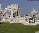 Wat Rong Khun Chiang Rai, Tayland beyaz Tapınağı olarak bilinen bir Budist Tapınağı olduğunu